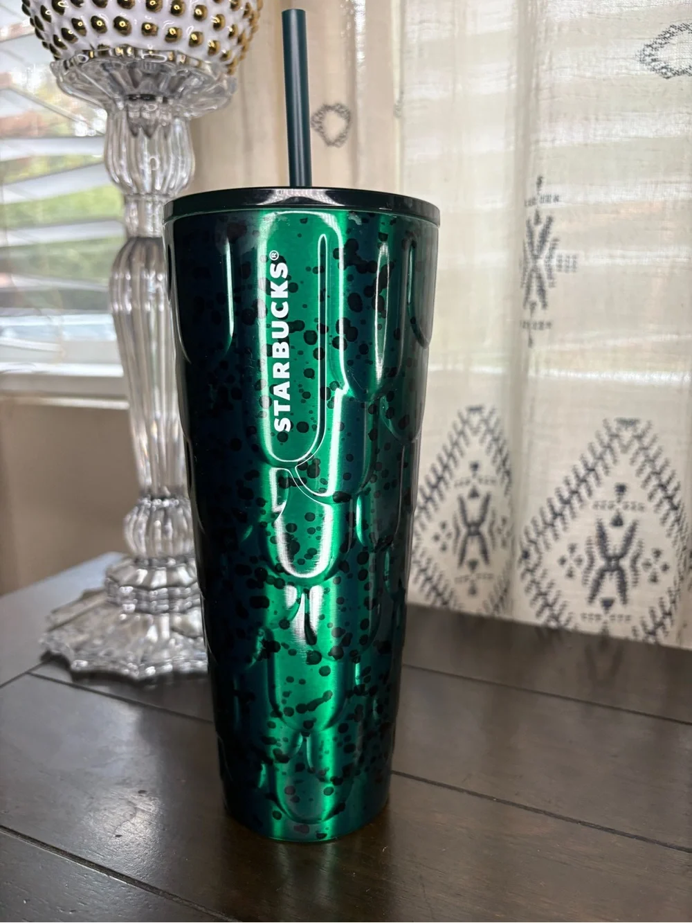 STARBUCKS - Brand NEW-Green Scales Tumbler- -24oz-